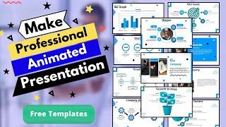 Make Professional Looking Animated Powerpoint Presentation Using Free Templates