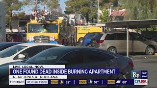 1 found dead in southwest Las Vegas apartment fire