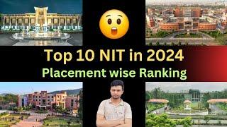 Top 10 NIT in 2024 Placement-wise | According to Placements | Median Package, Placement Rate