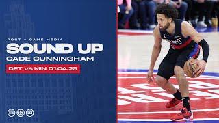 Post-Game Press Conference: Cade Cunningham | Pistons vs Timberwolves | 01.04.25