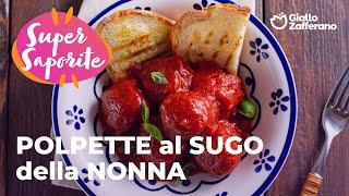 POLPETTE al SUGO della NONNA - SAPORE RUSTICO e IRRESISTIBILE