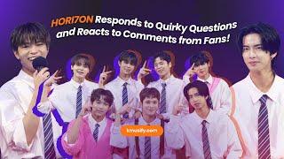 [ENG SUB KMUSIFY EXCLUSIVE] HORI7ON responds to quirky questions and reacts to fan comments!