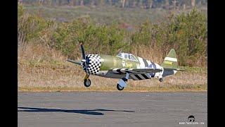 Don's 1/5 Scale P-47 Thunderbolt (Robart) Flight at MRCF