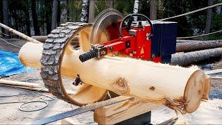 This Man's Shocking Woodworking Technique Is Worth Seeing - Most Satisfying Wood Machines