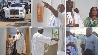 Pre-Commissioning Visit: Ooni of Ife inspects multi-billion Naira Ojaja Park project in Akure.