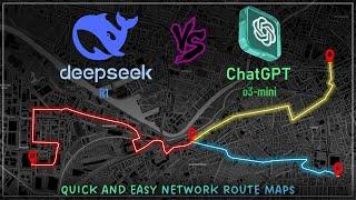 DeepSeek vs ChatGPT: Effortless Network Map Creation