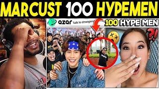 I Hired 100 HYPE MEN On OMEGLE | Marcus Did Kevin DIRTY! | AZAR | OME TV