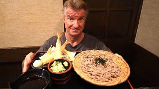 Japanese Soba Noodles Restaurant in Tokyo - Eric Meal Time #902