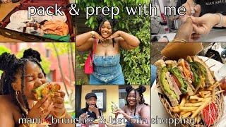 Pack & Prep for my Solo Birthday Trip| Brunch & dinner with friends| Last Minute Shopping & More