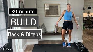 BUILD Day 7: Back & Biceps | PULL day workout