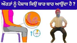 URINE INCONTINENCE  ਔਰਤਾਂ ਨੂੰ ਪੈਸ਼ਾਬ ਕਿਉਂ ਬਾਰ-ਬਾਰ ਆਉਂਦਾ || DR SANTOKH SINGH