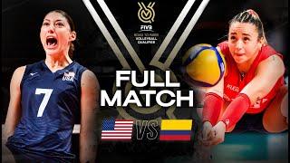  USA vs  COL - Paris 2024 Olympic Qualification Tournament | Full Match - Volleyball
