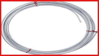 4LIFETIMELINES Galvanized Steel Brake Line, Fuel, Transmission Line Tubing Coil, 3/16 x 25