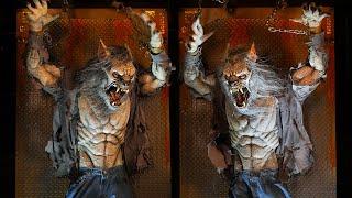 Scare Wolf Animatronic Werewolf Prop Shakes Savagely by Distortions Unlimited