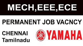 Mechanical / Electrical Engineer Job Vacancy In Yamaha| Chennai TN