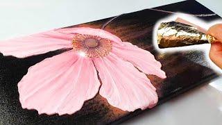MUST WATCH Textured Flower! - Giant SWIPE Background YOU CAN TRY! | AB Creative Tutorial