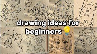 drawing ideas l cute drawings l Aesthetic drawing ideas | part-2 |