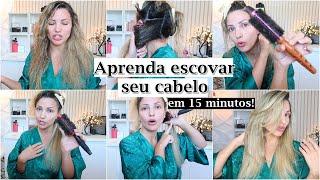 TUTORIAL ESCOVA ainda mais facil! (agora vc aprende!) Por Bia Munstein