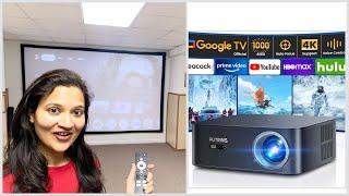 PUTRIMS 1000ANSI 4K supported Smart Google Projector | DIY Budget Home Theater Setup |Unboxing/Setup