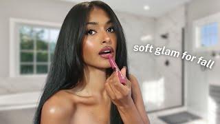 natural glam makeup for fall   (brown girl friendly tutorial)