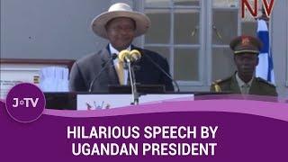 Hilarious speech by Ugandan President at Israel Entebbe Raid commemoration | J-TV