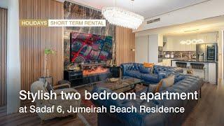 Stylish two bedroom apartment at Sadaf 6, Jumeirah Beach Residence | haus & haus Holiday Homes