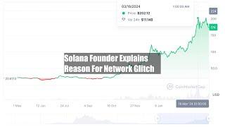 Solana Founder Explains Reason For Network Glitch