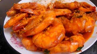 Spicy, juicy and delicious prawn recipe | Khajing achouba thongba | Mukbang | Shangnairan