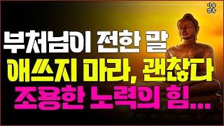 애쓰지 마라, 괜찮다... 마음의 위로가 되길...