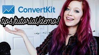 CONVERTKIT TUTORIAL/TIPS/DEMO: How I Use ConvertKit as a Full-time Blogger/YouTuber!