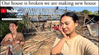 Our house is broken || Arunachal Pradesh village lifestyle vlog 