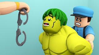 ROBLOX Brookhaven RP - FUNNY MOMENTS: Lucky Impersonator | Hulk Jailbreak