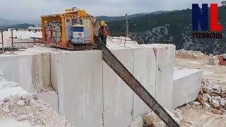 Cool And Creative Giant Granite Mining Process With Modern Machines And Skillful Workers