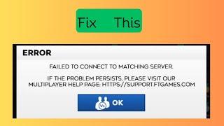How to Fix the “Failed to Connect to Matching Server” Error on Dream League Soccer