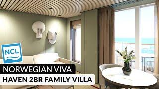 Norwegian Viva | H6 The Haven 2-Bedroom Family Villa with Large Balcony Tour & Review | NCL VIVA