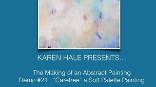 SEE HOW AN ABSTRACT PAINTING  IS CREATED #21/ACRYLIC PAINTNG PROCESS