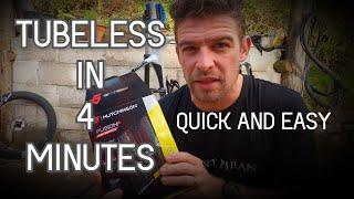 Chris Opie | Tubeless Tyres | Bike Maintenance | Setting Up Tubeless Tyres in 4 Minutes