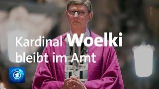 Entscheidung des Vatikan: Papst belässt Kardinal Woelki im Amt