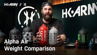 Alpha Air Paintball Tank Comparison - Mr. H Weighs In