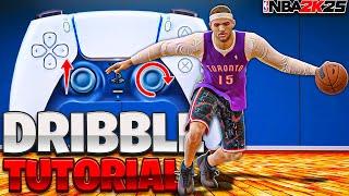 BEST ESACPE MOVE/HESI SPAM & ADVANCED GLITCHY DRIBBLE TUTORIAL FOR BUILDS 5'9-6'4 +HANDCAM NBA2K25!