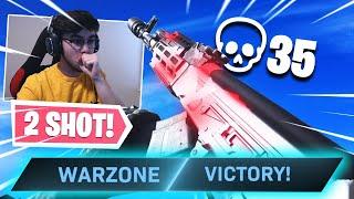 2-SHOT AK47 CLASS in WARZONE!! 35 KILL WIN!! (Modern Warfare Warzone)