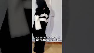 Making a Bodysuit for Fursuit | Part 3! #shorts