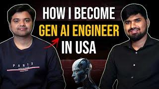 How I Become GEN AI Engineer In the USA | Python | ML | GEN AI | Podcast | Civil Engineering In USA