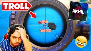 World's MOST Famous TROLL Shorts CONQUEROR IND AKHIL BEST Moments PUBG Mobile