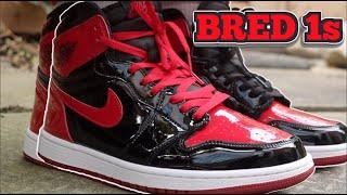 EARLY LOOK! Air Jordan 1 Bred Patent Leather (Review)