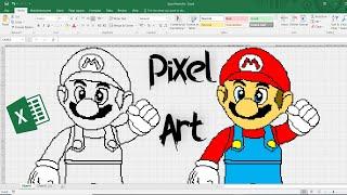 Convert Any Image Into Pixel Art in Excel