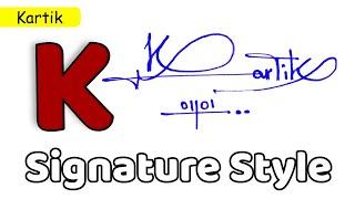  Kartik Name Signature Style | K Signature Style | Signature Style of My Name Kartik