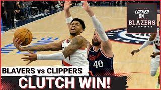 Trail Blazers Outlast Los Angeles Clippers for their Best Win of the Season