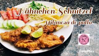 Hähnchen Schnitzel// Milanesa de pollo// Bekka's Backstube