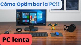 Mi PC esta muy lenta Windows 10 | Como optimizar mi pc  esta muy lenta | Optimizar Windows 10